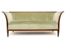 1930s Danish Art Deco 3 Seater Sofa In Cuban Mahogany By Frits Henningsen Retro