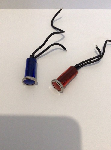 Warning lights 12v chrome - 12v,