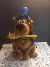 SCOOBY-DOO WIZARD W/Cape, Wand & Hat 12” Plush Soft Toy Cartoon Network W/ Tags