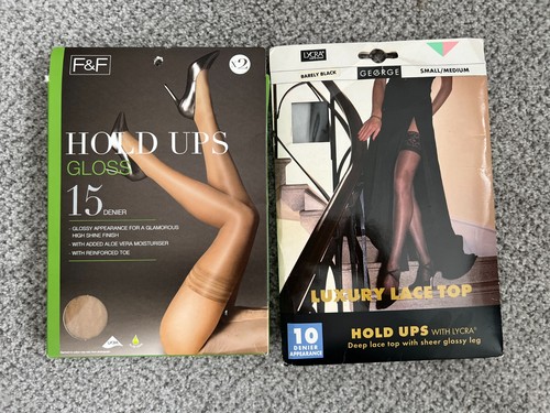Gloss tan hold ups - ups, pack