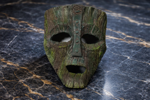 Green loki style mask - loki,
