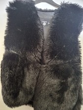Faux Fur Gilet Womens UK Size 18