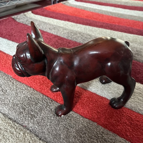 French bulldog statue dog - bulldog,