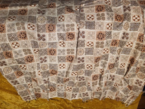 Vintage 70s cafe curtians - cafe,
