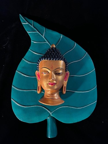 Buddha head with - head,