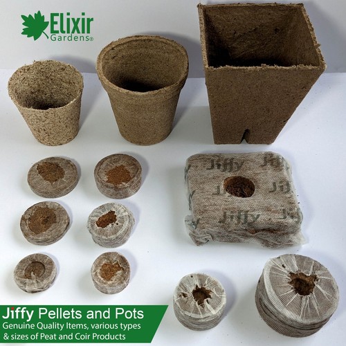 Jiffy peat pellets - peat, pellets/pots