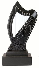 Irish Turf Bardic Harp Classic 7.5" (Freestanding) (H10)