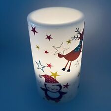 CHRISTMAS CANDLE Giant 9X5 inch Santa Festive Colourful Decorative Wax Candle