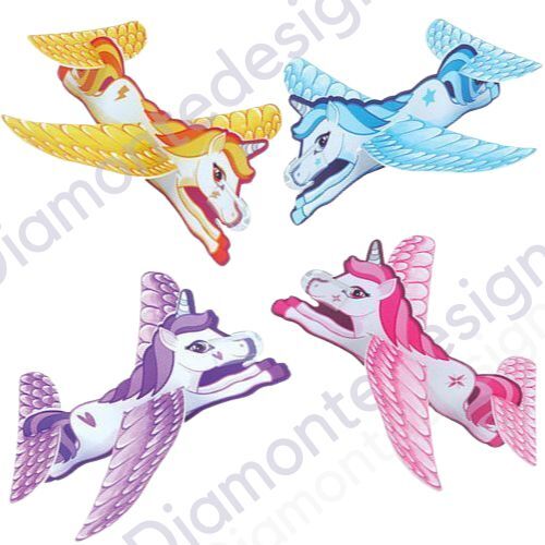 Unicorn flying glider planes - unicorn,