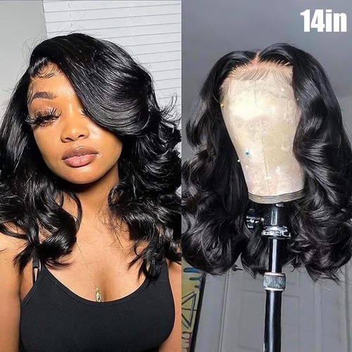 Bob wigs human hair - 14",