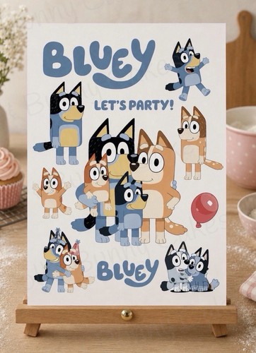 Bluey edible cake - edible,