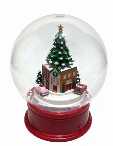 Large musical snow globe - 11”,