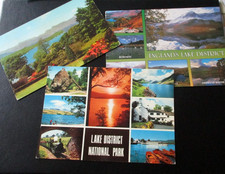 3 Vintage Cards The Lake