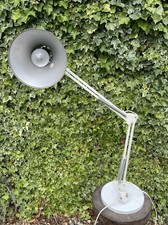 Vintage HCF Denmark Architect Lamp-1970s anglepoise White Desk Top