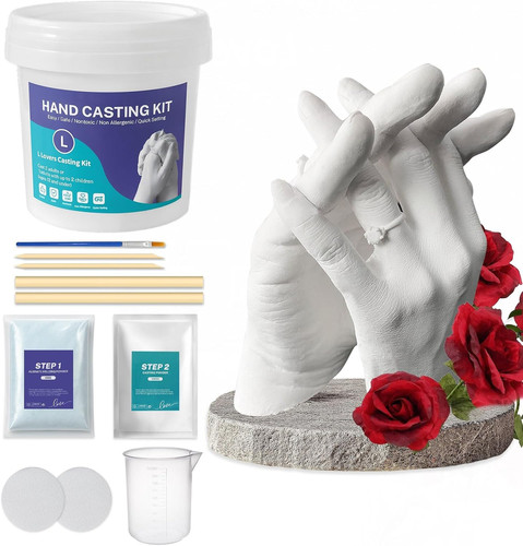 Couples hand casting kit for - casting,