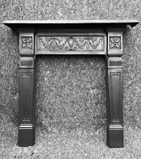 ANTIQUE CAST IRON FIREPLACE / FIRE / WOODBURNER SURROUND / VICTORIAN / EDWARDIAN