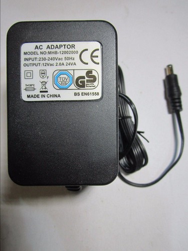 Replacement 12v adaptor - ac-ac,