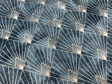 Diamond Peacock Fan Fabric Art