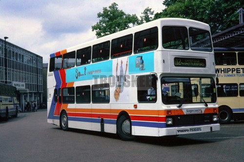 35mm slide stagecoach volvo - slide,
