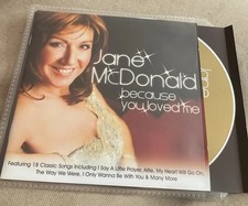 Jane McDonald - Because You Loved Me - Original CD Album & Inserts Only 