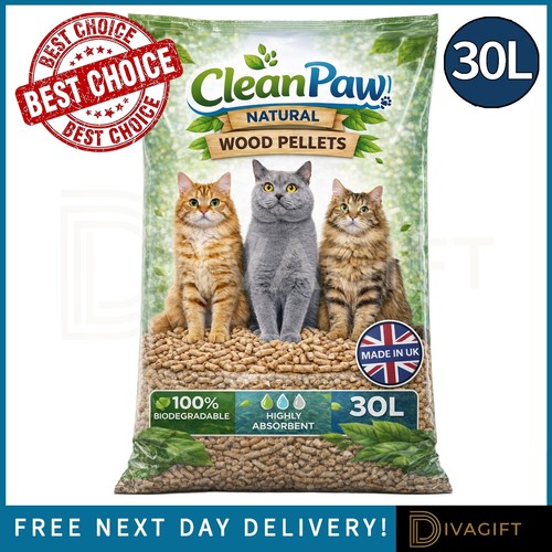 Cat litter natural wood - natural,