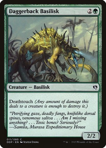 Daggerback basilisk duel - daggerback,