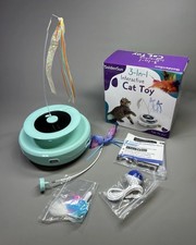 Automatic Smart Interactive Cat Toy for Indoor Play Moving Feather and Butterfly