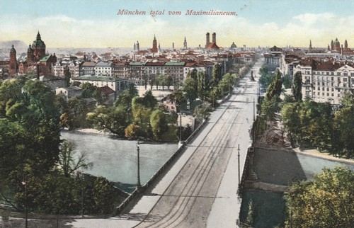 Postcard munich totally from - postcard,
