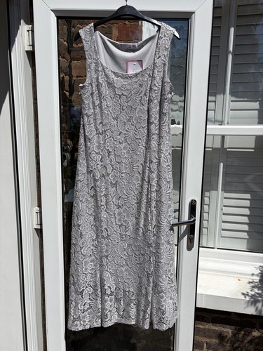 Beautiful silver lace dress - beautiful,