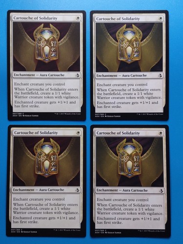 Mtg cartouche solidarity - 4x,