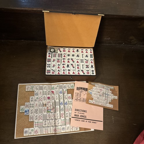 Vintage mah jong - jong, set