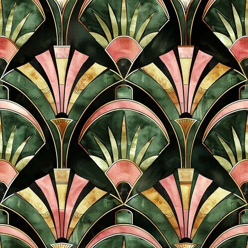 20x green pink pastel art - art, deco