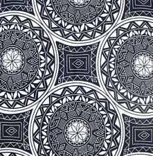 Linen Mix Fabric Navy Blue