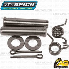 Apico Foot Peg Footpeg Pin & Spring Set For Honda CRF 250R 04-22 CRF 450R 02-22