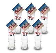 6 x Coors Light Pint Glass +