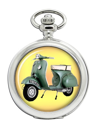 Vespa scooter pocket watch - vespa,