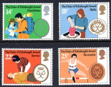 GB 1981 Duke of Edinburgh's Award SG1162-5 Unmounted Mint MNH