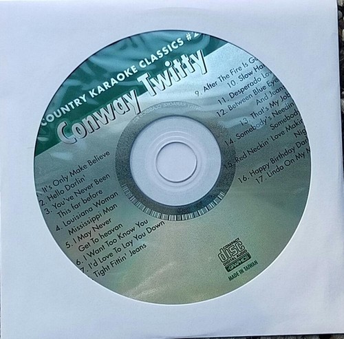 Conway twitty karaoke cdg - conway,