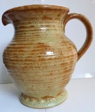 Jug. B R BURTON Studio.Large . Hand Thrown Stoneware .Approx. 7 " Tall.Antique.