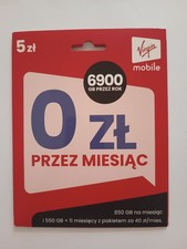 Virgin mobile polish sim - "virgin, mobile"