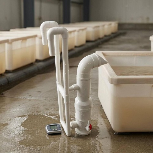 Pond water pusher white - water,