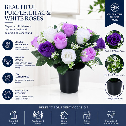 Rose grave flowers - rose,