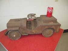 Vintage Structo Jeep Fire