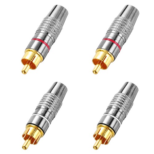 4pcs rca speaker wire - rca,
