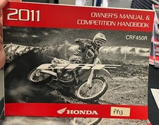 OEM HONDA 2011 CRF450R OWNER'S