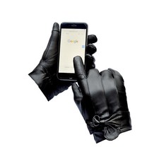 Ladies Real Leather Bow Winter