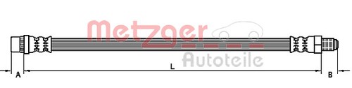 New brake hose for renault - new,
