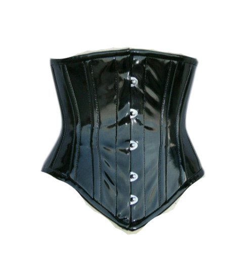 Steel boned corset black - corset,