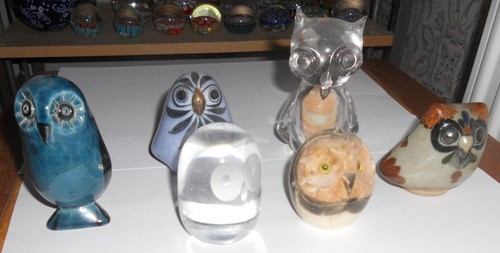 Owl figurines - owl,