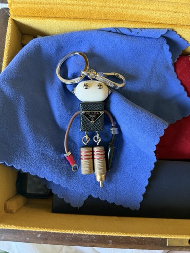 Prada robot keychain - prada,